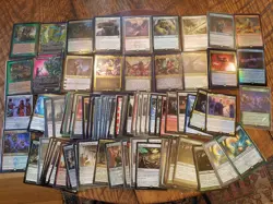 Magic the Gathering TCG Lot of Mythics and Rares, Most New, Total in Description - Image 1