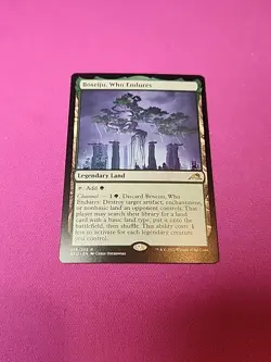 MTG Magic the Gathering Boseiju, Who Endures (266/606) Kamigawa Neon Dynasty LP - Image 1