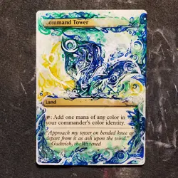 MTG Alter - Command Tower by RockyAlters - Image 1