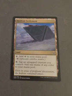 MTG Magic the Gathering Holdout Settlement (172/198) Oath of the Gatewatch LP - Image 1