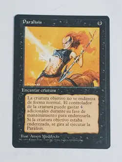 MTG Paralyze (Spanish 4th Edition (BB)/Black/C) - BGM - Image 1