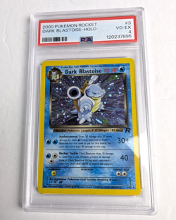 2000 POKEMON ROCKET #3 DARK BLASTOISE-HOLO PSA 4 Very Good Excellent - Image 1