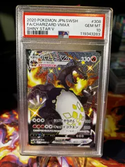 Charizard VMAX Shiny Star v Japanese Pokemon Super Shiny Rare PSA 10 Gem MT - Image 1