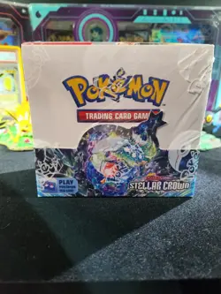 Pokemon Scarlet & Violet Stellar Crown Booster Box New/Sealed - Image 1