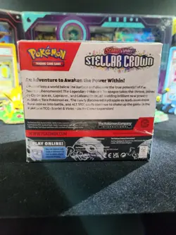 Pokemon Scarlet & Violet Stellar Crown Booster Box New/Sealed - Image 2