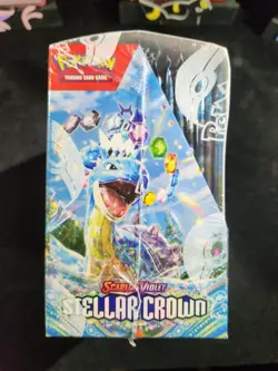 Pokemon Scarlet & Violet Stellar Crown Booster Box New/Sealed - Image 3
