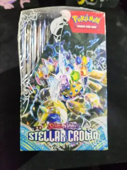 Pokemon Scarlet & Violet Stellar Crown Booster Box New/Sealed - Image 4