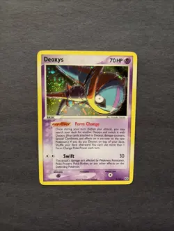 Pokemon TCG Deoxys Speed Form - 2/106 EX Emerald - Holo Rare SWIRL NM/LP - Image 1