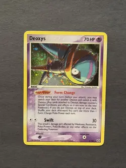 Pokemon TCG Deoxys Speed Form - 2/106 EX Emerald - Holo Rare SWIRL NM/LP - Image 2