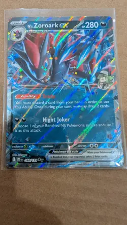 N's Zoroark EX 98/159 Double Rare Holo -SV09- Journey Together -NM- Pokemon TCG - Image 3