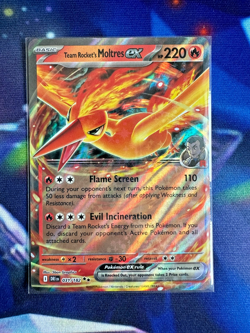 Team Rocket’s Moltres ex 031/182 Pokemon TCG - Destined Rivals - Double Rare -NM - Image 2