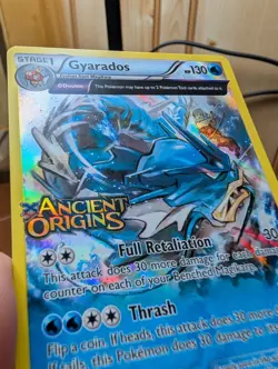 Pokemon Ancient Origins Stamped Prerelease Promo Gyarados Black Star XY60 - Image 2