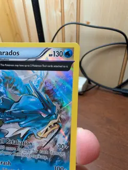 Pokemon Ancient Origins Stamped Prerelease Promo Gyarados Black Star XY60 - Image 3