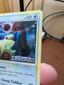 Pokemon Call of Legends Stamped Prerelease Promo Snorlax 33/95 - Image 3
