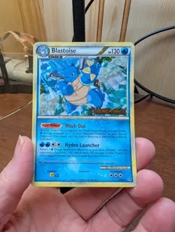 Pokemon HGSS Unleashed Stamped Prerelease Promo Blastoise 13/95 - Image 1