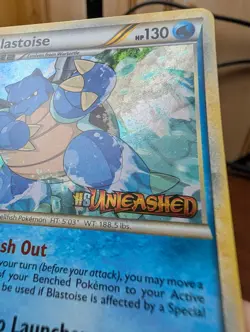 Pokemon HGSS Unleashed Stamped Prerelease Promo Blastoise 13/95 - Image 3