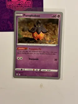 Pumpkaboo 076/203 2022 Pokemon World Championships Evolving Skies Variant B - Image 1