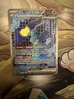 Pokemon Iron Crown ex 158/131 SV: Prismatic Evolutions Special Illustration SIR - Image 1