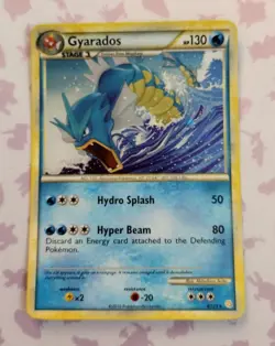 Gyarados 4/123 Holo Rare HeartGold SoulSilver Pokemon TCG LP - Image 1