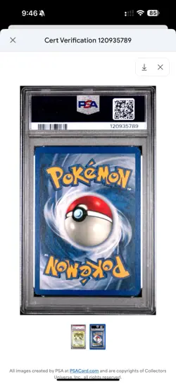 2001 Pokemon So. Islands Exeggutor Promo #13 Promo Psa 8 - Image 2