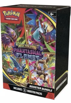 Pokemon Mega Evolution Phantasmal Flames Booster Bundle PreOrder Ships 11/14 - Image 1