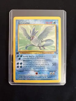 Articuno 17/62 1st Edition Pokemon TCG 1999 Fossil Non Holo Regular Rare - Image 1