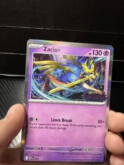 Zacian MEP-015 Prerelease Stamped Promo - Pokemon TCG: Phantasmal Flames - Image 3