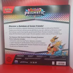 6 Pokemon TCG S&V Prismatic Evolutions Poster Collection Boxes Sealed 3 Boosters - Image 2