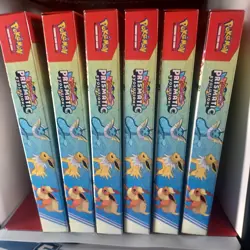6 Pokemon TCG S&V Prismatic Evolutions Poster Collection Boxes Sealed 3 Boosters - Image 4