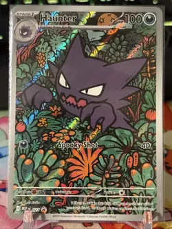 Pokemon TCG Mega Evolution Gengar Battle Deck Haunter 027 Black Star Promo NM - Image 1