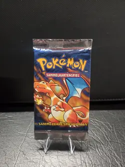 Wizards of the Coast Pokemon Base Set 1st Edition German Booster Pack - Image 1