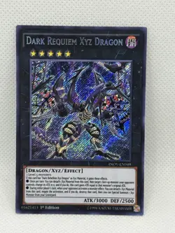 Yugioh! - Dark Requiem Xyz Dragon - INOV-EN049 - Secret Rare - 1st Edition - NM - Image 1