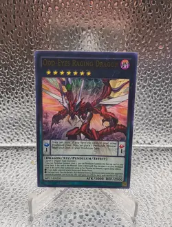 Yugioh Odd-Eyes Raging Dragon MP17-EN205 Ultra Rare 1st Ed LP - Image 1