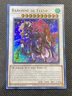YuGiOh! - Baronne de Fleur RA01-EN034 Ultra Rare 1st Edition Near Mint - Image 1