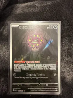 Pokemon TCG Spiritomb 148/132 2025 Mega Evolution Illustration Rare Card - NM - Image 1