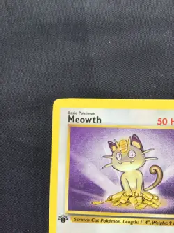 Pokemon Cards: Jungle 1st Edition Common: Meowth 56/64 - Image 2