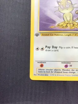 Pokemon Cards: Jungle 1st Edition Common: Meowth 56/64 - Image 5