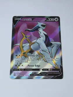 Arceus V Sword & Shield: Brilliant Stars 165/172 Full Art Pokemon Card TCG NM/M - Image 1
