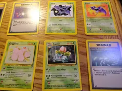 WOTC Pokemon 1st Edition Lot Original 1999 69 Cards + 33 Energy VGC Very Good Co - Image 5