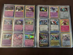 Pokemon 70 Card Holographic 360 Total Binder Lot No Dups Mew, Pikachu - Image 1