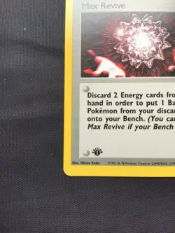 Pokemon Cards: Gym Challenge 1st Edition Uncommon: Max Revive 117/132 - Image 5