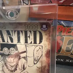 One Piece TCG - Portgas.D.Ace - Wanted Poster - (Error Card) - OP13 - Image 2