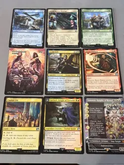Magic Gathering Final Fantasy 7 VII Trading Card Lot Wizards Coast Knights Round - Image 1