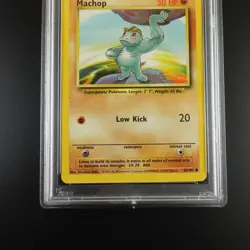 PSA 10 Machop 52/102 Base Set 1999 Non Holo Graded Pokemon Card - Image 3