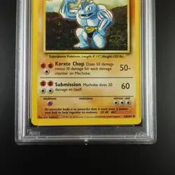 PSA 10 Machoke 34/102 Pokemon Base Set 1999 Non Holo Card - Image 3
