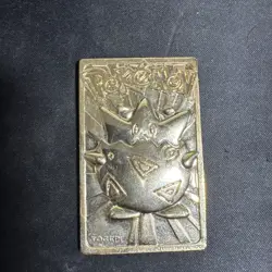 Pokemon 23K Gold Plated Togepi Trading Card 1999 Burger King Limited Edition - Image 1