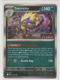 Toxtricity - Prerelease Promo Pokemon Card MEP 017 Phantasmal Flames - Image 1