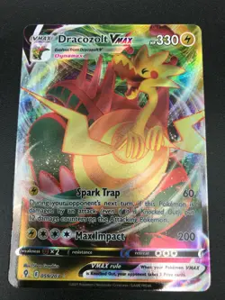 Dracozolt VMAX 059/203 Full Art SWSH Evolving Skies Pokemon Card NM Holo 2021 - Image 1