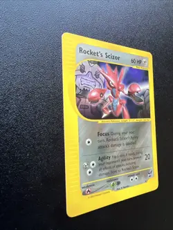 Pokemon TCG Rocket’s Scizor 2002 Best of Game Promo Card NM/LP Team Rocket RARE - Image 2