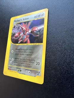 Pokemon TCG Rocket’s Scizor 2002 Best of Game Promo Card NM/LP Team Rocket RARE - Image 3